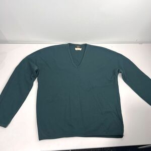 Vintage JC Penny W Lrg Green Pullover Towncraft Disigner Womens Large